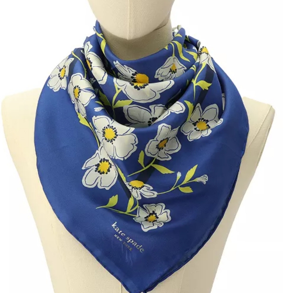 Kate Spade Sunshine floral Scarf NWOT